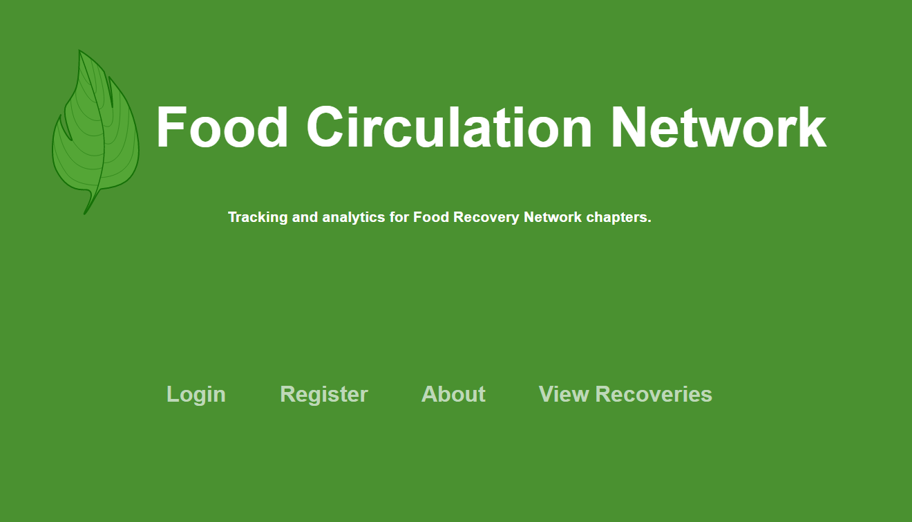 Food Circulation Network Screenshot